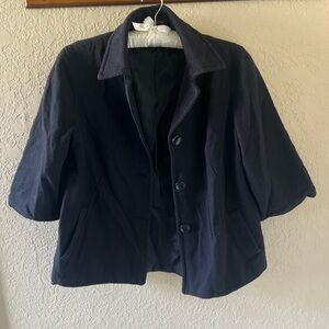 Pea coat 3/4 length sleeves